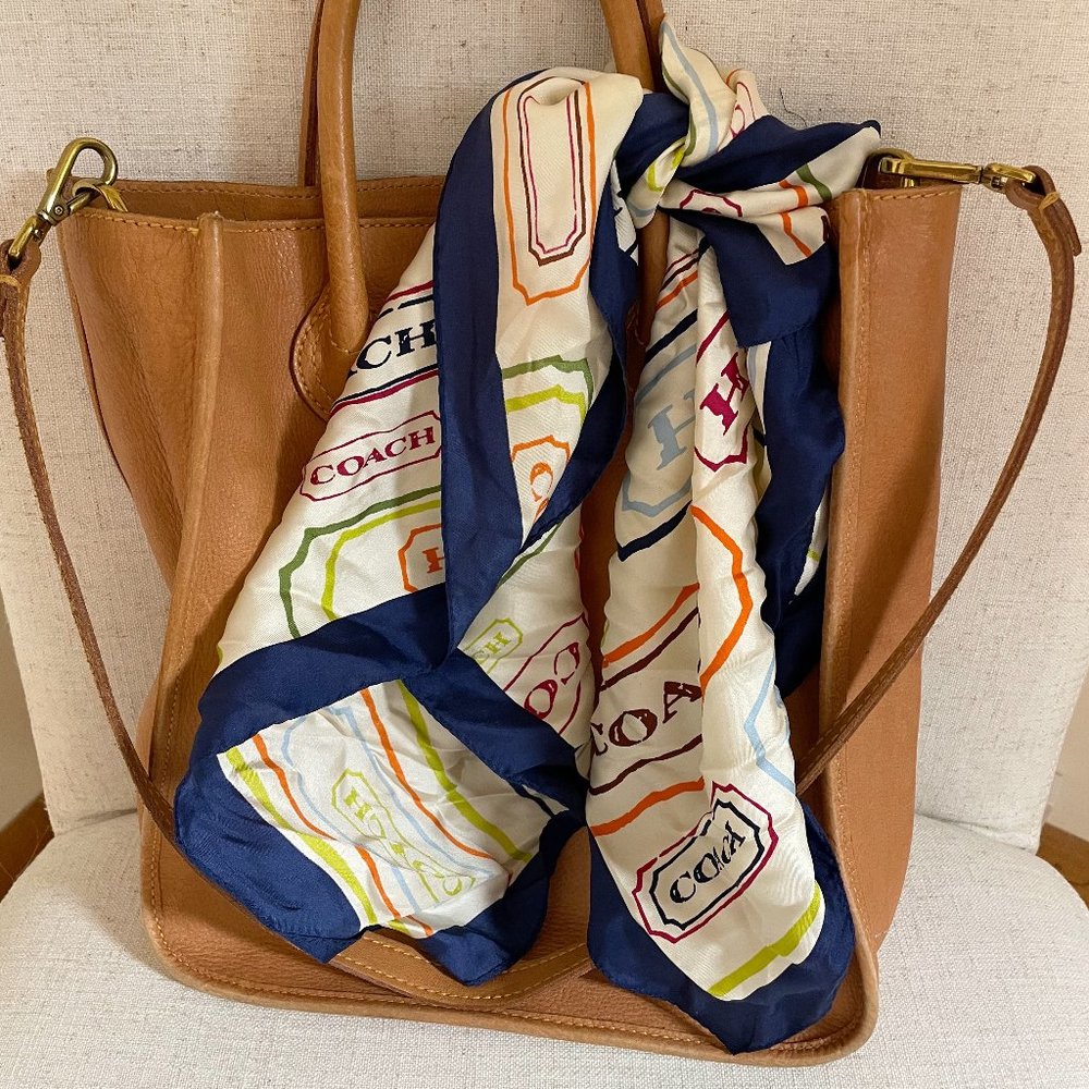 Coach Silk Square Scarf